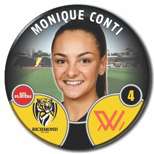 2022 AFLW Richmond Player Badge - CONTI, Monique