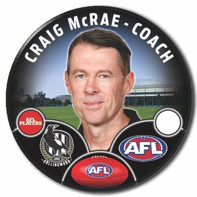 2023 AFL Collingwood Football Club - McRAE, Craig - COACH