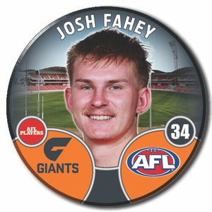 2022 AFL GWS Giants - FAHEY, Josh