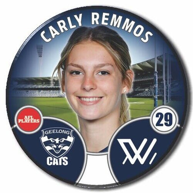 2022 AFLW Geelong Player Badge - REMMOS, Carly
