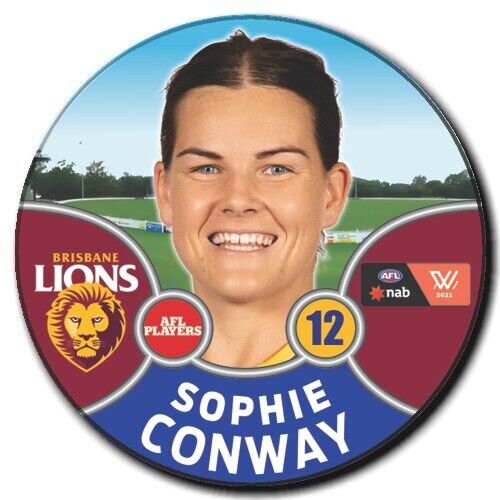 2021 AFLW Brisbane Player Badge - CONWAY, Sophie