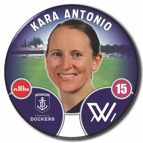 2022 AFLW Fremantle Player Badge - ANTONIO, Kara