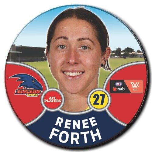 2021 AFLW Adelaide Player Badge - FORTH, Renee