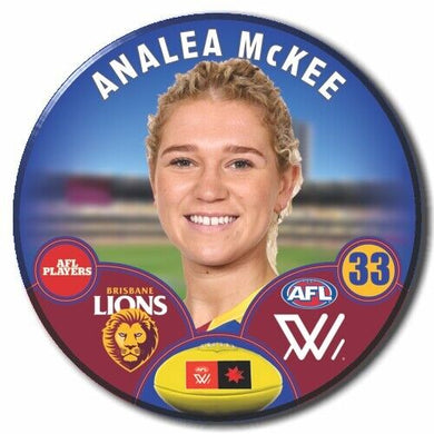 AFLW S8 Brisbane Lions Football Club - McKEE, Analea