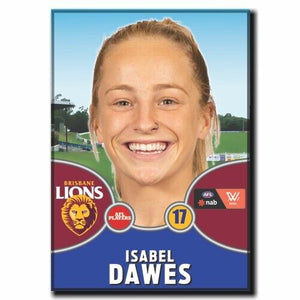 2021 AFLW Brisbane Player Magnet - DAWES, Isabel