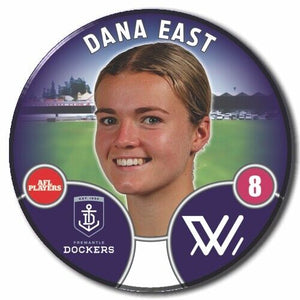 2022 AFLW Fremantle Player Badge - EAST, Dana