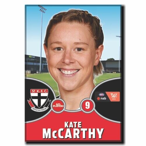 2021 AFLW St. Kilda Player Magnet - McCARTHY, Kate