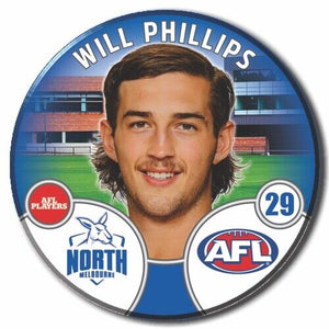 2022 AFL North Melbourne - PHILLIPS, Will
