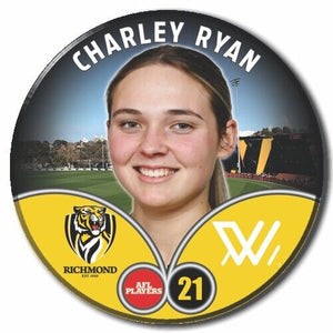 2023 AFLW S7 Richmond Player Badge - RYAN, Charley