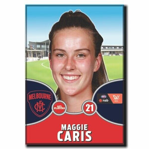 2021 AFLW Melbourne Player Magnet - CARIS, Maggie