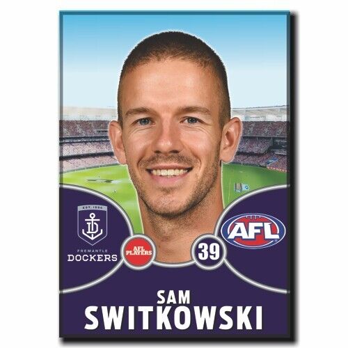 2021 AFL Fremantle Dockers Player Magnet - SWITKOWSKI, Sam