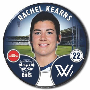 2022 AFLW Geelong Player Badge - KEARNS, Rachel