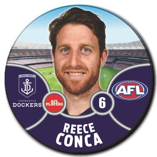 2021 AFL Fremantle Dockers Player Badge - CONCA, Reece