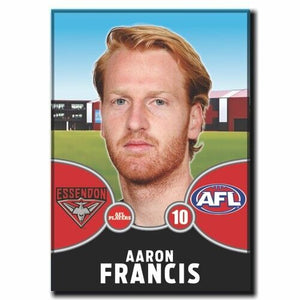 2021 AFL Essendon Bombers Player Magnet - FRANCIS, Aaron