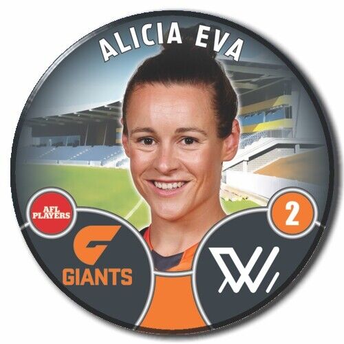2022 AFLW GWS Player Badge - EVA, Alicia