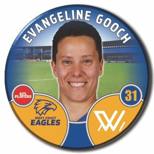 2022 AFLW West Coast Eagles Player Badge - GOOCH, Evangeline