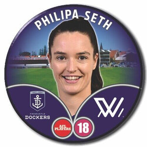 2023 AFLW S7 Fremantle Player Badge - SETH, Philipa