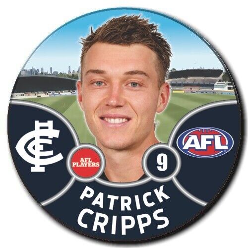2021 AFL Carlton Player Badge - CRIPPS, Patrick