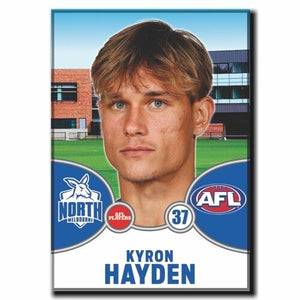2021 AFL North Melbourne Player Magnet - HAYDEN, Kyron