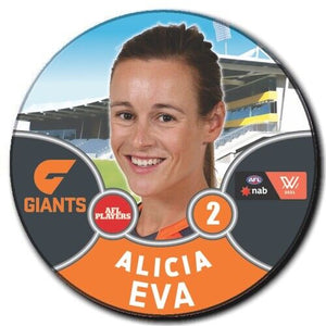 2021 AFLW GWS Badge - EVA, Alicia