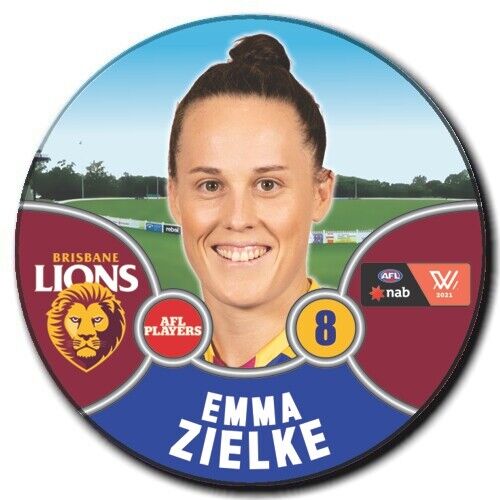 2021 AFLW Brisbane Player Badge - ZIELKE, Emma
