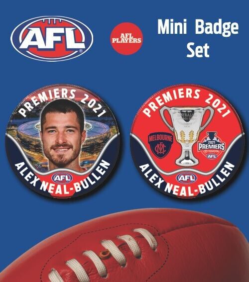 2021 AFL PREMIERS MINI BADGE SET - NEAL-BULLEN, Alex