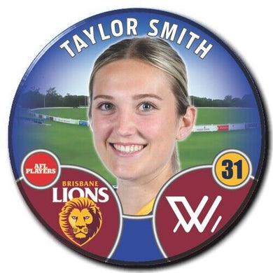 2022 AFLW Brisbane Player Badge - SMITH, Taylor