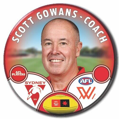 AFLW S8 Sydney Swans Football Club - AA COACH - GOWANS, Scott