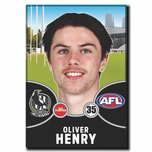 2021 AFL Collingwood Player Magnet - HENRY, Oliver