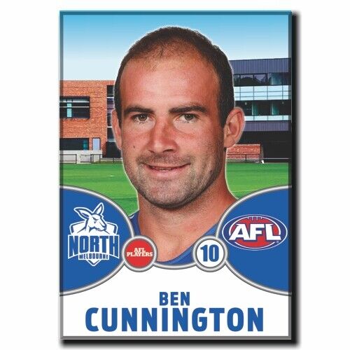 2021 AFL North Melbourne Player Magnet - CUNNINGTON, Ben