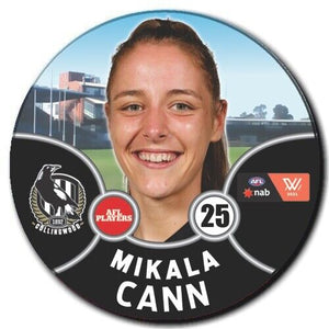 2021 AFLW Collingwood Player Badge - CANN, Mikala