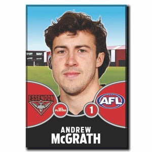 2021 AFL Essendon Bombers Player Magnet - McGRATH, Andrew