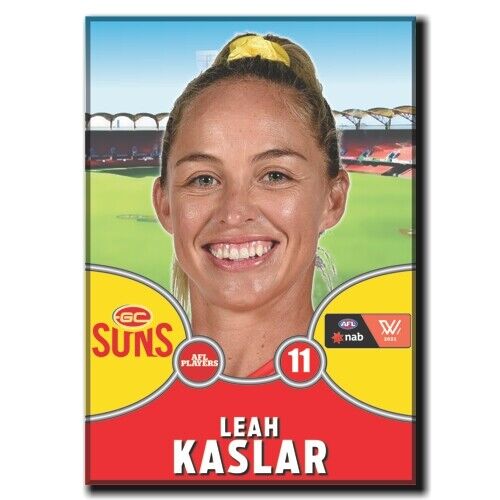 2021 AFLW Gold Coast Suns Player Magnet - KASLAR, Leah