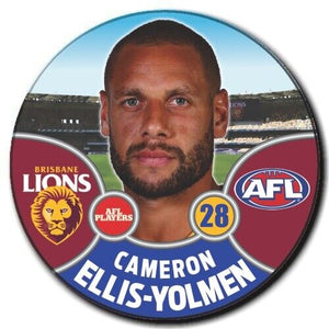 2021 AFL Brisbane Lions Player Badge - ELLIS-YOLMEN, Cameron