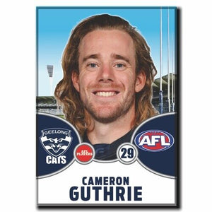 2021 AFL Geelong Player Magnet - GUTHRIE, Cameron