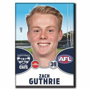 2021 AFL Geelong Player Magnet - GUTHRIE, Zach