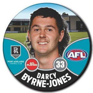 2021 AFL Port Adelaide Player Badge - BYRNE-JONES, Darcy