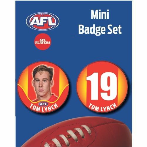 Mini Player Badge Set - Gold Coast Suns - Tom Lynch