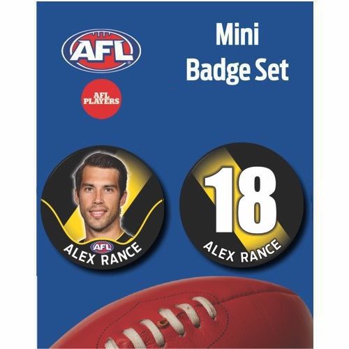 Mini Player Badge Set - Richmond Tigers - Alex Rance