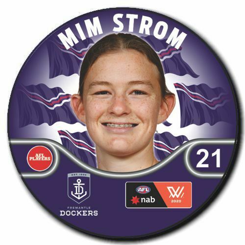 2020 AFLW Fremantle Player Badge - STORM, Mim