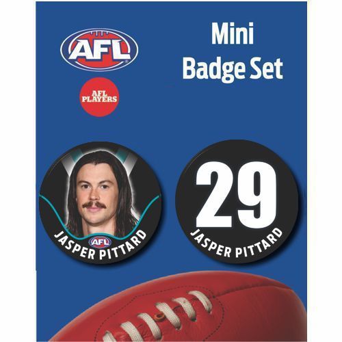Mini Player Badge Set - Port Adelaide Power - Jasper Pittard