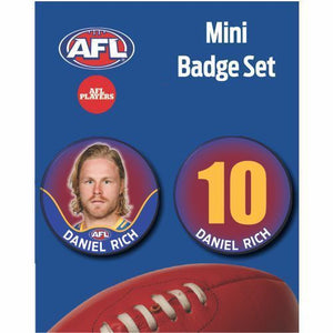 Mini Player Badge Set - Brisbane Lions - Daniel Rich