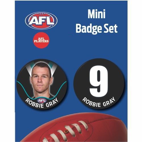 Mini Player Badge Set - Port Adelaide Power - Robbie Gray