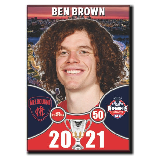 2021 AFL PREMIERS PLAYER MAGNET -  BROWN, Ben