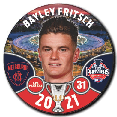 2021 AFL PREMIERS PLAYER BADGE - FRITSCH, Bayley