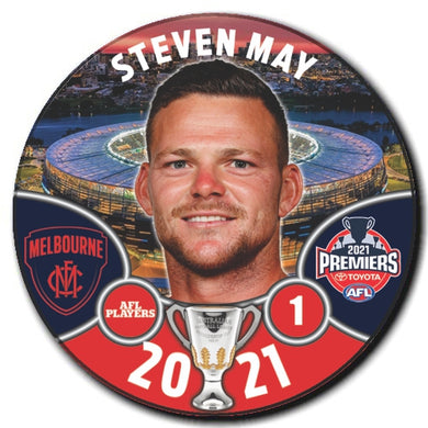 2021 AFL PREMIERS PLAYER BADGE - MAY, Steven