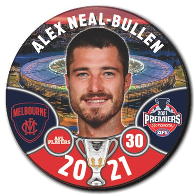 2021 AFL PREMIERS PLAYER BADGE - NEAL-BULLEN, Alex