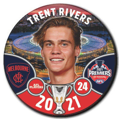 2021 AFL PREMIERS PLAYER BADGE - RIVERS Trent