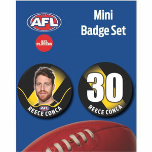Mini Player Badge Set - Richmond Tigers - Reece Conca