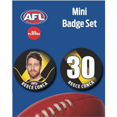 Mini Player Badge Set - Richmond Tigers - Reece Conca